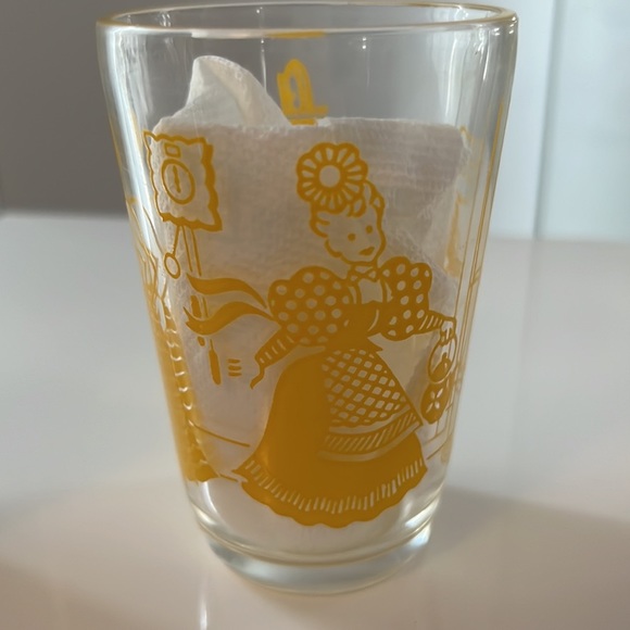 3 1950’s Swanky Swigs Hazel Atlas juice glasses - Picture 8 of 9